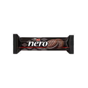 بیسکوییت کاکائویی با مغز کرم شیری اتی مدل nero وزن 110 گرم