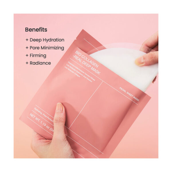 ماسک صورت ورقه ای بایودنس مدل Bio-Collagen Real Deep Mask