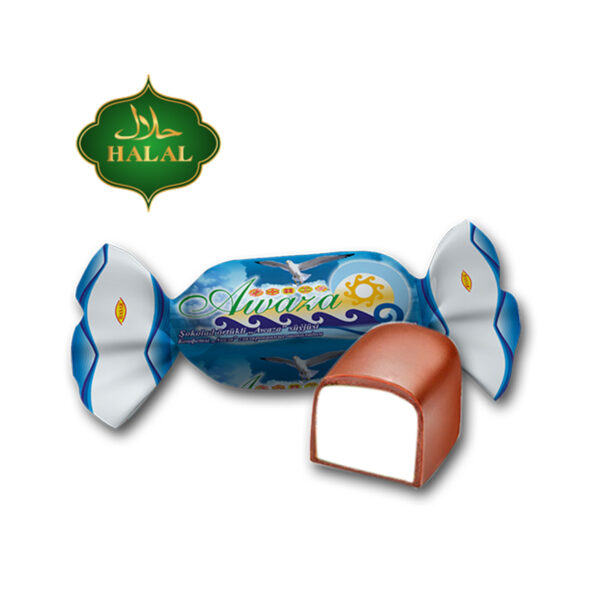 شکلات پذیرایی Avaza هاسار با طعم خامه ای و روکش شکلاتی ۱۰۰۰ گرمی