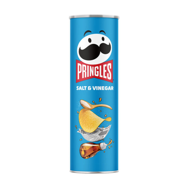 چیپس پرینگلز Pringles با طعم نمک و سرکه – 165 گرمی