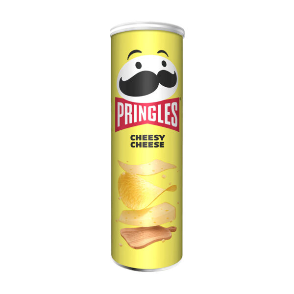 چیپس پرینگلز Pringles Cheesy Cheese با طعم غلیظ پنیر – 165 گرمی