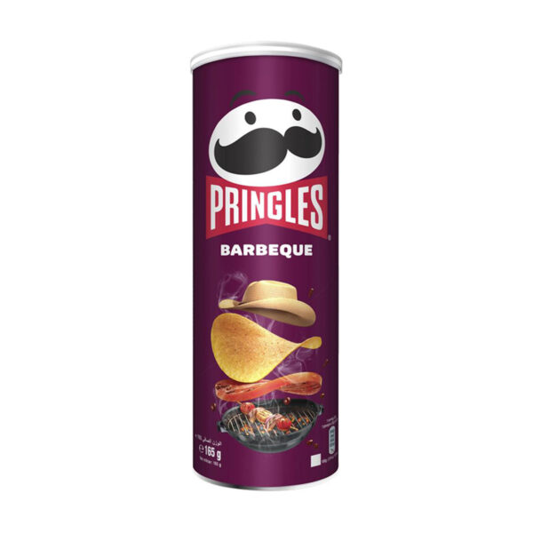 چیپس پرینگلز Pringles با طعم سس باربیکیو – 165 گرمی
