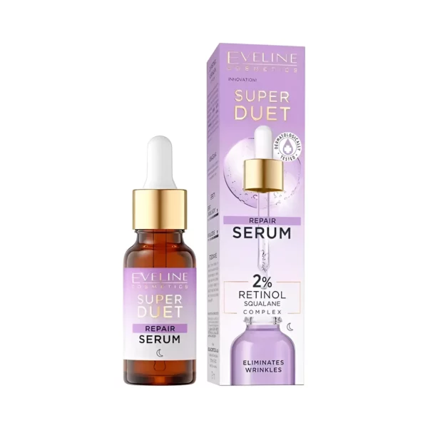 سرم رتینول اولاین Super Duet Repair Serum (EVELINE)