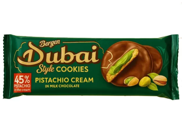 کوکی دبی چاکلت Bergen Dubai Style Cookies 96g