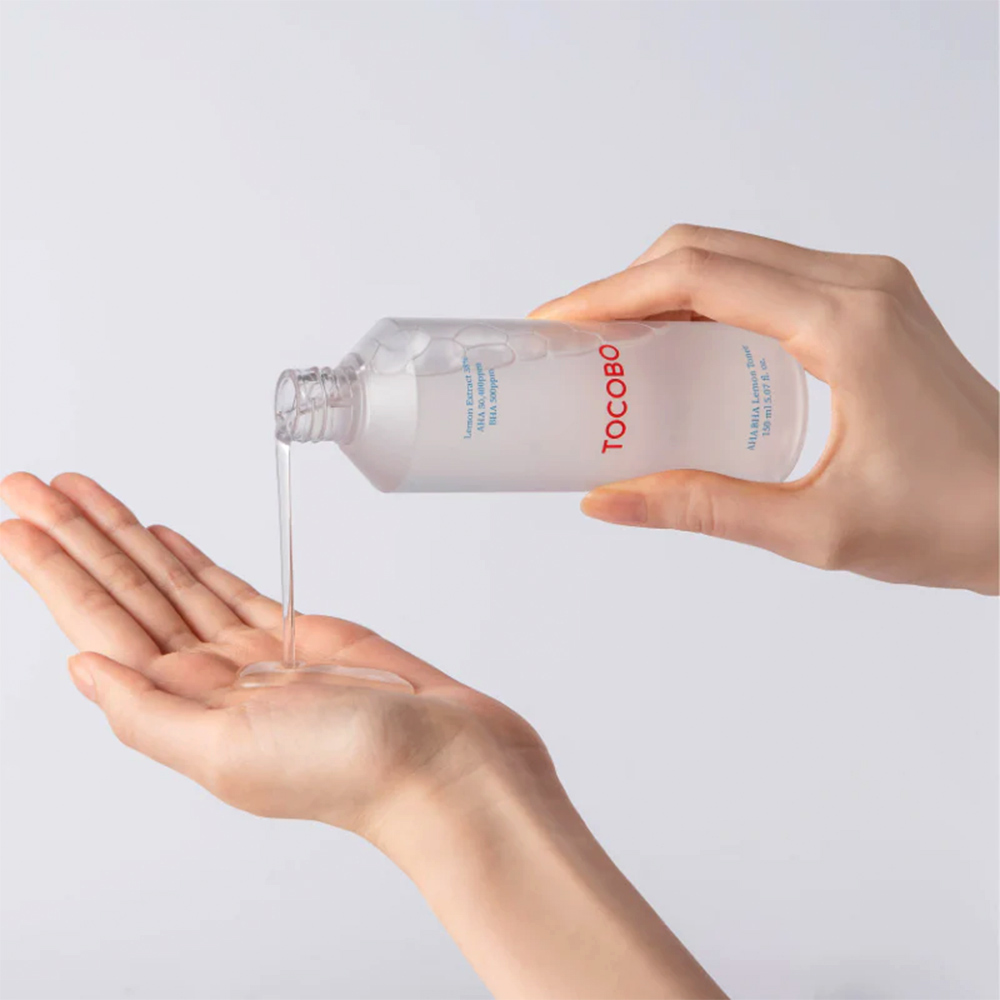 تونر-AHA-و-BHA-لیمو-توکوبو-Tocobo-AHA-BHA-Lemon-Toner-150ml-1